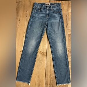 7 For All Mankind Luxe Vintage Roxanne Ankle Size 25